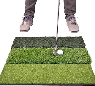 Tapis de putting de golf gosports tri-turf xl - grand tapis de gazon