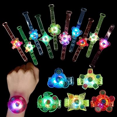 12 pièces de bracelets pop tournants pour enfants arrogants bracelet anti-stress