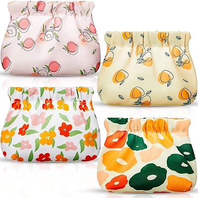 Siusi mini sac à cosmétiques portable en peau d'agneau, fermeture éclair étanche, petit