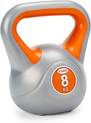 Balle de poids en vinyle york fitness 8 kg - équipement de gymnastique