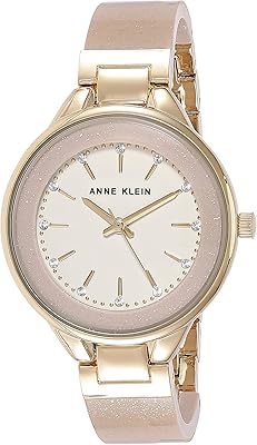Montre-bracelet pour femme d'anne klein, incrustée de cristaux avec un bracelet en résine. Diaytar Sénégal : Innovation digitale et prix attractifs