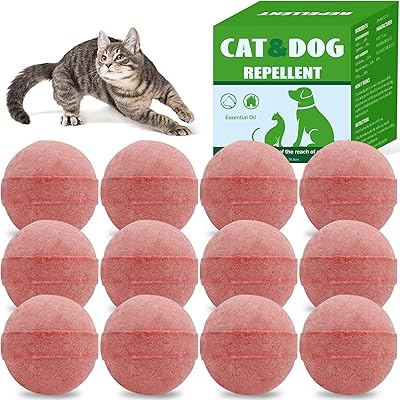 Paquet de 12 répulsifs pour chats d'intérieur et d'extérieur, répulsifs naturels pour chats et chiens, huile de menthe poivrée pour repousser les chiens errants, chats sauvages, cerfs, animaux, protégez votre rideau de meubles de porche de votre maison des rayures de chat. Shopping en ligne au Sénégal ? Pensez Diaytar !