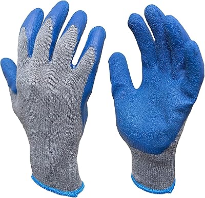 Gants de travail en caoutchouc latex double couche royal apex avec poignée