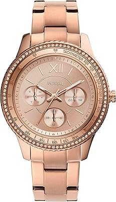 Montre stella sport en acier inoxydable pour femme avec mouvement à