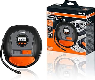Pompe à air compacte osram otir2000 2000 avec lumière led et compresseur portable