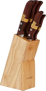 Ensemble de 6 couteaux prestige, marron