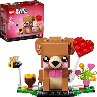Lego brickheads ours de la saint-valentin 40379 - 150 pièces