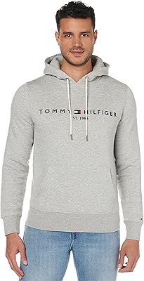 Sweat à capuche avec logo tommy hilfiger pour hommes