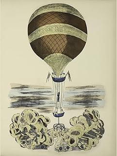 Le vaulx ballon incendiaire gale illustration grande affiche d'art mural imprimée papier épais