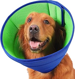 Cône de chien extra doux pour chiens après chirurgie, cônes de chien respirants