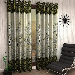Ensemble de rideaux de porte en polyester 2 pièces home sizzler taille