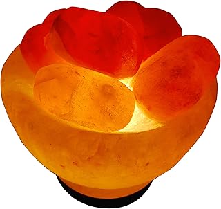 Lampe au sel de l'himalaya au style de vie innovant lampes en cristal