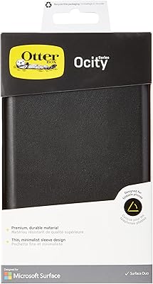 Étui otterbox pour microsoft surface duo - cuir intégral, protection à 360 degrés
