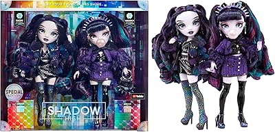 Rainbow high special edition twins - ensemble de 2 poupées naomi et veronica