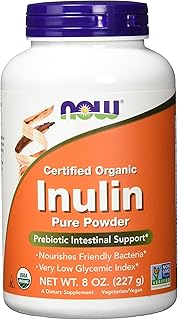 Now foods poudre d'inuline biologique 8 oz