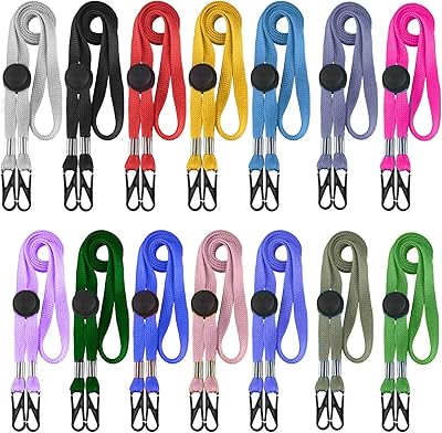 Amzoya lot de 14 cordons de masque unisexe support d'accessoires pour boucles d'oreilles
