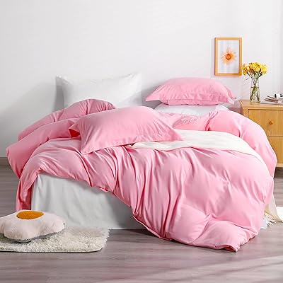 Ensemble de housse de couette double nt by en microfibre, ensemble de housse