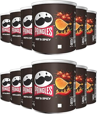 Pringles - chips de pommes de terre piquantes et épicées - snacks croquants