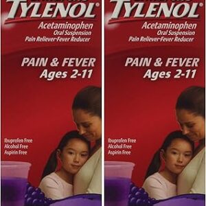 Arôme raisin pour enfants tylenol pour 2 à 11 ans - 2 canettes de 12 ml. Diaytar : Le discount intelligent pour consommateurs avisés