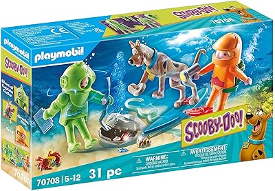 Playmobil scooby-doo ! jeu d'aventure avec le fantôme du capitaine cutler