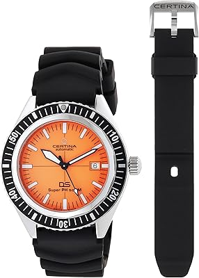 Montre automatique certina ds super ph500m pour homme noir montre