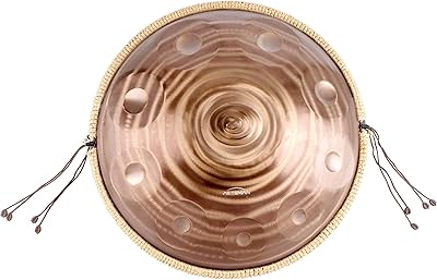 Tambour à main timan instrument de tambour en acier avec sac