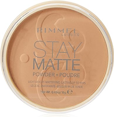 Poudre pressée mate rimmel london stay, 30 caramel, 14 g