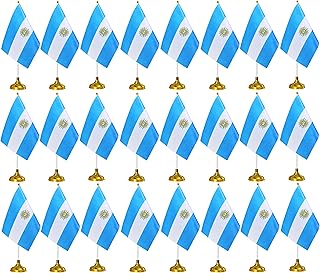 24 drapeaux de bureau italiens avec base de bord, petit support de drapeaux
