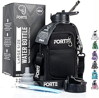 Grande bouteille d'eau forte de 2,2 l - grande carafe étanche d'un demi-gallon