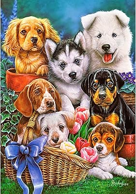 Kits de peinture diamant chien pour adultes débutants – 5d à