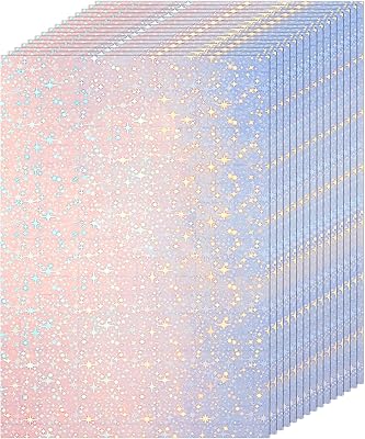 36 feuilles a4 d'autocollants 3d en vinyle transparent auto-adhésifs imperméables film