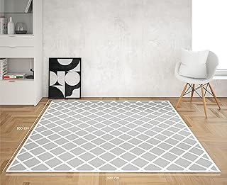 Tapis à rayures de marque privée pour salon tapis ultra doux