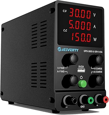 Jesferti sps-3005 alimentation cc variable réglable 30 v 5 a avec écran led