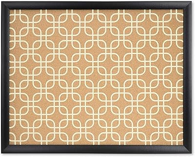 Tableau d'affichage en liège u brands, 16 x 20 pouces, cadre en bois