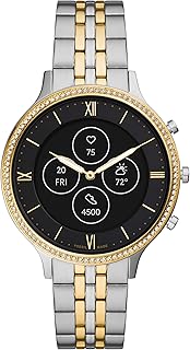Montre intelligente hybride charter pour femmes fossil avec affichage permanent fréquence