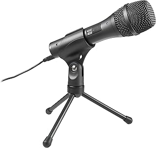 Microphone cardioïde dynamique audio technica at 2005 usb/xlr, noir