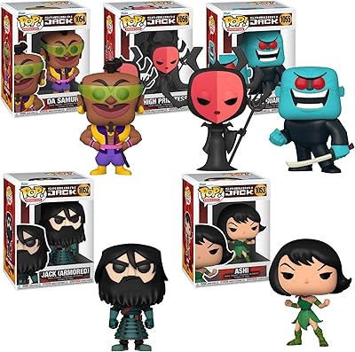 Funko pop! ensemble 5 pièces jack samurai - jack en armure, ashi, da samurai, grande prêtresse et gardien. Vos marques préférées à prix réduits sur Diaytar