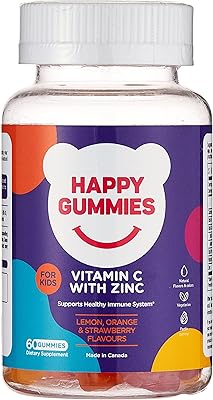 Happy gummies vitamine c + zinc gummie 60s