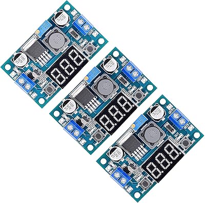Valifood 3 pack lm2596 régulateur de tension dc à dc convertisseur buck 4-40