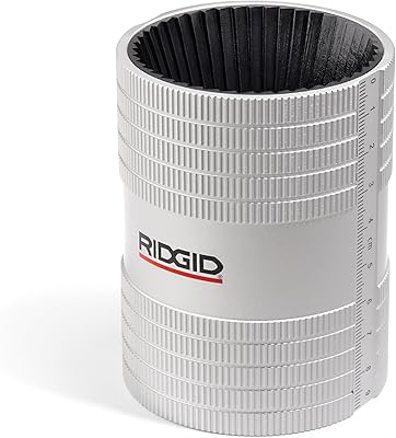 Ridgid 29993 227s outil d'alésoir pour tuyaux en acier inoxydable, 1/2" à 2"