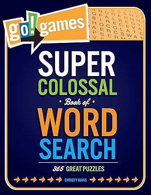 Go!games livre super colossal de recherche de mots : 365 superbes puzzles