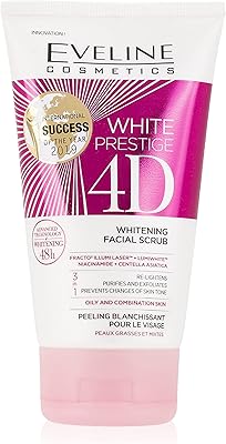 Gel nettoyant pour le visage white prestige 4d d'eveline cosmetics, gel éclaircissant