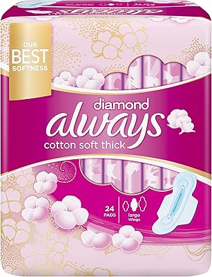Always diamond maxi épaisses grandes serviettes hygiéniques avec ailes - 24 serviettes. Transformez votre façon de consommer avec Diaytar Sénégal