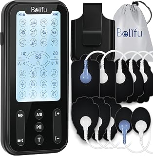 Bellevo unité autonome tens ems double canal avec 24 modes stimulateur musculaire rechargeable