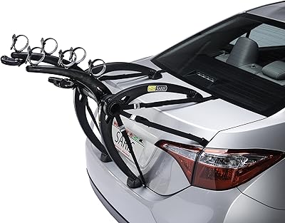 Support de vélo de voiture saris bones, support de coffre ou d'attelage, support