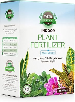 Engrais pour plantes d'intérieur v-grow - nutriments essentiels 100 % solubles dans l'eau