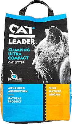 Petit sac de litière pour chat geohelas cat leader, parfum nature sauvage, 5