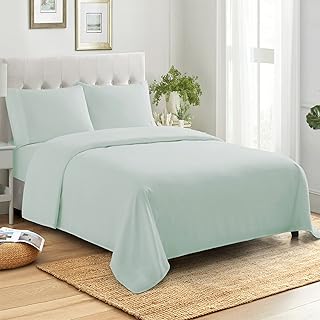Draps king size 100 % coton fabriqué en égypte doux 400 fils