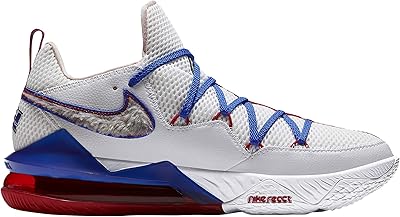 Nike lebron 17 xvii low tune squad 2020 cd5007-100 us taille 7 أبيض/