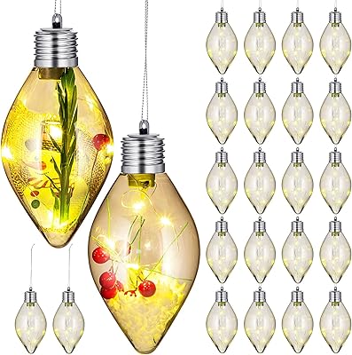 Ampoule de noël led en plastique transparent emballable ampoule à monter